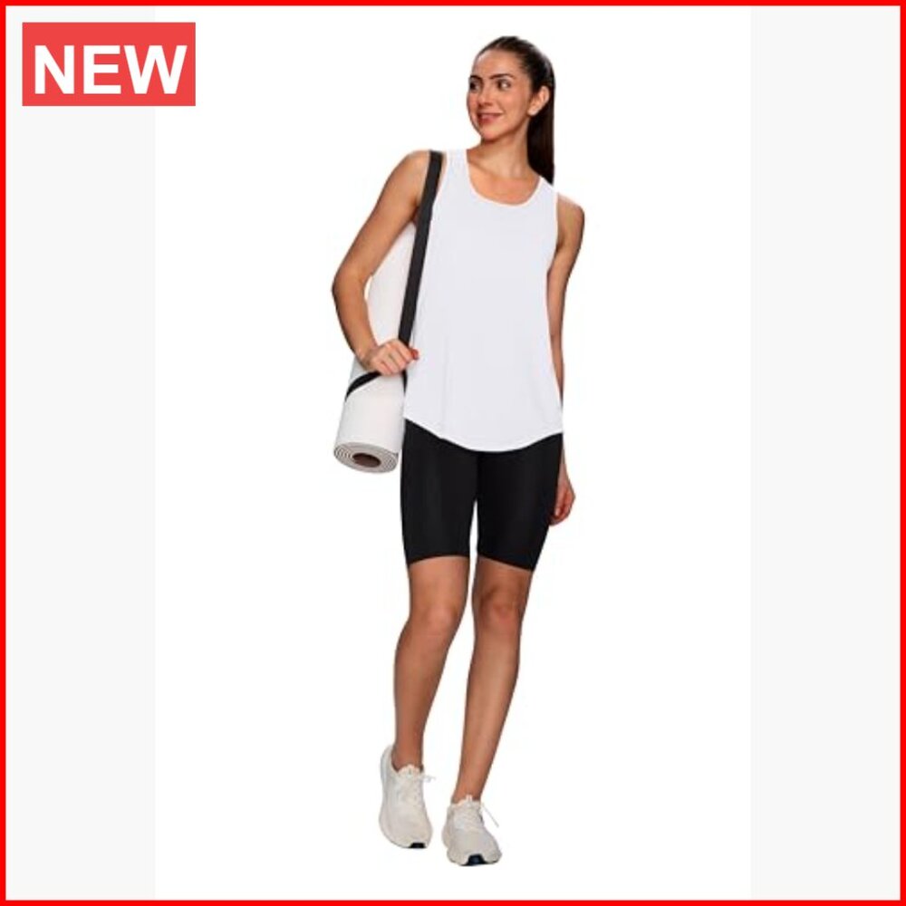 Polyester Blend Athletic Tank Top Sleeveless Work… - image 5
